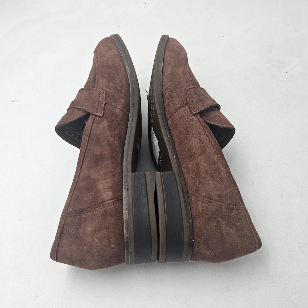 Clarks Trish Rose Mahogany Suede Penny Loafers Womens Size 7 M UltimateComfort - Picture 9 of 11